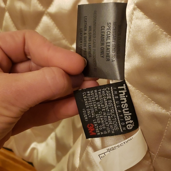 NWT Wilson  leather coat w/ Thinsulate insulation - Picture 5 of 6